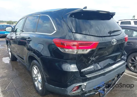 2019 Toyota Highlander Limited from USA, damaged, VIN 5TDYZRFH0KS309686